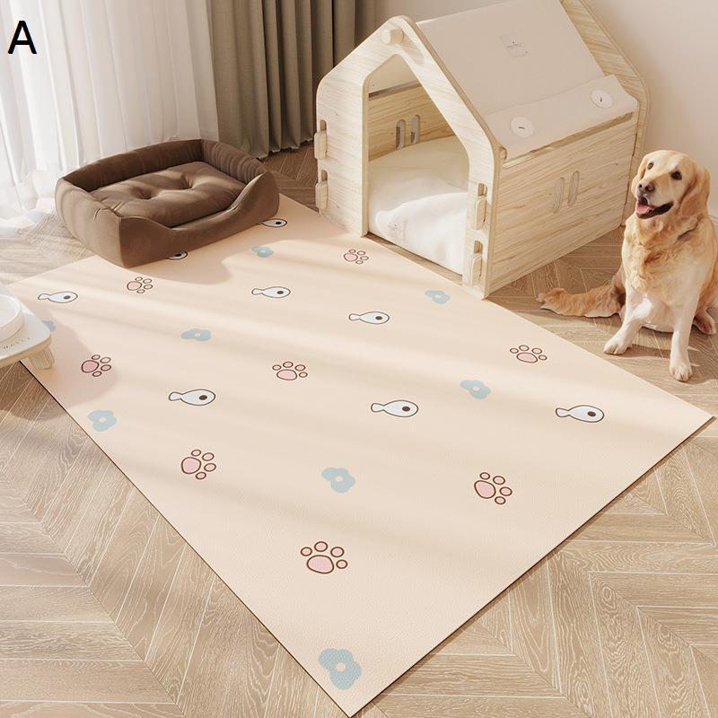 Plain - ペット用トイレ下敷きマット pvc 可愛い柄 カーペット 中型犬 犬 猫用 かわいい インテリア 防水マット すべり止め 防臭防カビ 防音保温 大判 フリーカット ペットフェンス・サークル・ケージ用