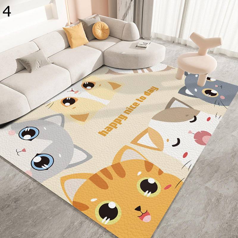 Water-Repellent Carpets - リビングマット プレイマット かわいい柄 床傷防止 ゲーミングカーペット フロアマット 家具保護パッド 敷物 大きい 可愛い 足元ラグ 滑りにくい 騒音対策 ソフト 子供部屋 食卓 春夏秋冬