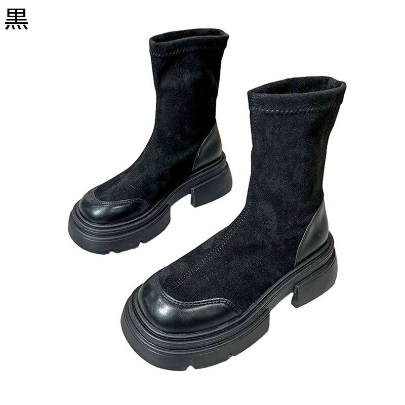 　　　 ◆◇◆人気の秘密◆◇◆ 【仕様】素材：Puレザー/ストレッチ；ヒールの高さ:6cm； ヒールのタイプ: 太ヒール；今年らしいトレンド感に加え、歩きやすいのが魅力〜脚長に見えるデザインです。 【ショートブーツ】お足をきれいに見せる美脚ショートブーツ。シンプルなデザインなので長年ご愛用いただけます。全体的にすっきりとした印象に。 【滑りにくい】つま先に返りがあることで踏み出しやすく、関節部分でしっかり曲がるから、つまづきにくく転ぶリスクも軽減。凸凹のあるバフがけソールのため、グリップ力が高く滑りにくいアウトソールで安心！ 【シンプル】シンプルなデザインのブーツです。落ち着きのあるマットなフPUレザーで、スタイリッシュに、上品なきれいめコーデに仕上がります。 【ご用途】普段着使いにはもちろん、お出掛け、通勤、バイカーにもナチュラルに着回しでき、マニッシュなブーツの知的さを味方につける大人気商品です。仮装やコスプレの衣装に合わせても違和感なく着用できます。 　　　◆◇◆注意事項◆◇◆ご覧のモニターの環境、撮影環境により実物と色味が異なって見える場合がございます。湿った状態で他のものと擦り合わせると色が移る恐れがあります。濃色品の洗濯時は、白色、淡色と分けて洗ってください。説明 ??????★★ご愛顧いただきありがとうございます!★★?????? ?うちの商品をご覧になる際に、以下のことを説明させていただきます。 ?★「商品紹介」★? ?素材：PUレザー/ストレッチ ?靴幅: 3E ?ヒールの高さ: 6 cm ?留め具の種類: ?★「商品特徴」★? ?魅力度アップに一役かってくれそうなこのシリーズが、派手すぎないシンプルなデザインとめざましい実用性で不動の人気を得ている逸品。 ?上品なブーツが新登場！ふくらはぎにそった形で足をとっても綺麗にみせてくれるアイテムです。コーディネートに合わせやすく使くて長年ご愛用いただけます。 ?落ち着いた大人上品な印象があるので、デイリー仕様の普段着として春夏から秋冬とオールシーズン使用できる万能アイテムとなります。 ?無地でシンプルなデザインですっきりと着こなせ、カジュアルにもきれいめにもスタイリングできるおしゃれです。 ?シンプルなデザインは、どんな服装にも合わせやすいです！普段着使いにはもちろん、お出掛け、通勤、通学にもナチュラルに着回して頂けます。 ?★「ご注意」★? ?ご使用のパソコンのモニター設定や部屋の照明により、実際の商品と若干色味が異なる場合があります。 ?手作業による測定のため、0-2cmの誤差がある場合がありますので、予めご了承ください。