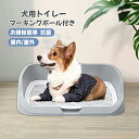 犬用トイレ ペットトイレ ペット メッシュ 犬トイレ 犬用トイレトレー 滑り止め ペット用品 トイレ 長さ53cm×幅45cm 犬のトイレ トレーニング お手入れ簡単 抗菌 犬用トイレボックス 屋内 屋外(4)