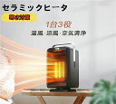 小型 空気清浄 セラミックヒーター 1000W ヒーター 足元 オフィス 卓上 マイナスイオン発生 涼風 温風 風量2段階 90°自動首振り タイマー リモコン 首振り 電気ファンヒーター セラミックファンヒーター 電気ストーブ 電気ヒーターPSE認証(2)