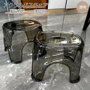 風呂椅子 バスチェア 20cm アクリルバスチェア お風呂 椅子 おしゃれ 透明 洗いやすい 清潔感 プラスチック 家庭用