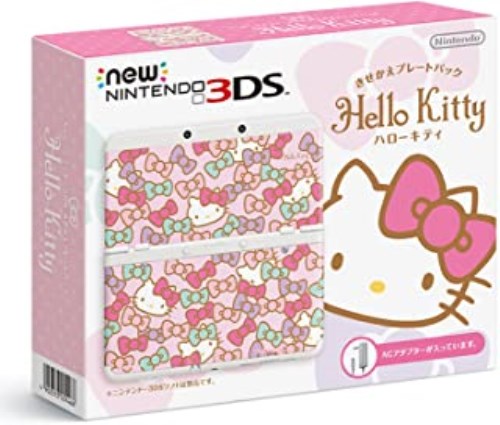 中古本体 Newニンテンドー3ds きせかえプレートパック ハローキティ 中古 3