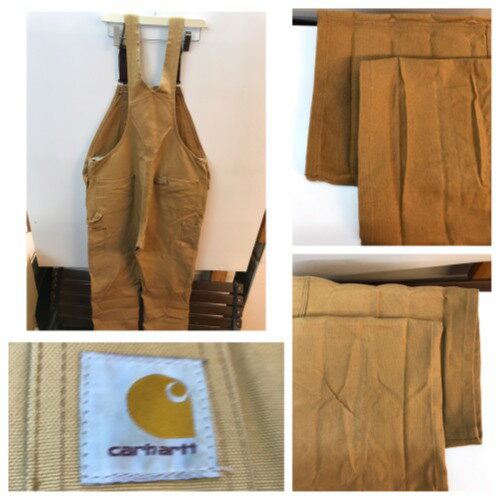carhartt　カーハート　オーバーオール　サロペット　コットン　サイズ42×32　ブラウン／その他【中古】[☆3]