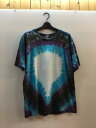 EYE-DYE タイダイ プリント 半袖 Tシャツ MADEinUSA メンズ トップス Lサイズ コットン パープル ブルー ホワイト カーキ/トップス【中古...