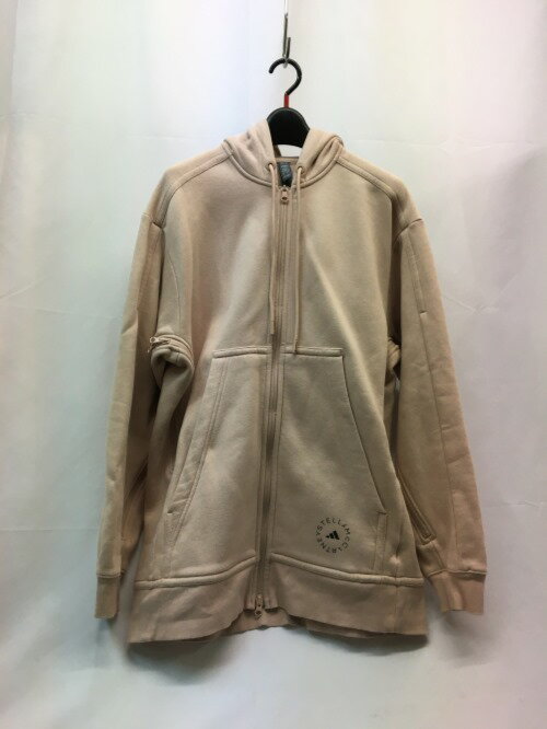 ADIDAS BY STELLA McCARTNEY　AGENT OF KINDNESS hoodie　H59289　ベージュ　パーカー　レディース　Mサイズ　アディダスバイステラマッカートニー／トップス【中古】[☆3]