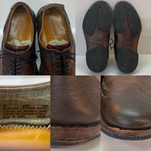 Timberland boot company ティンバーランド ブーツカンパニー ウイングチップシューズ レザー US7 25CM相当 メンズ ダークブラウン／メンズ・他【中古】[☆2]