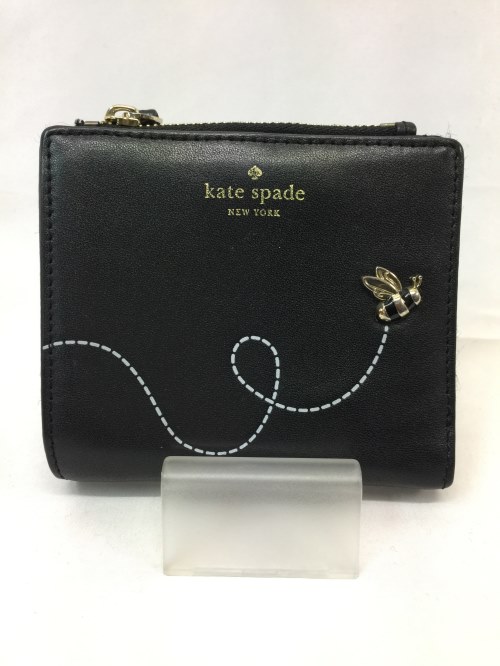 kate spade　ケイトスペード　財布　二つ折り　アデリン　ブラック／財布【中古】[☆2]