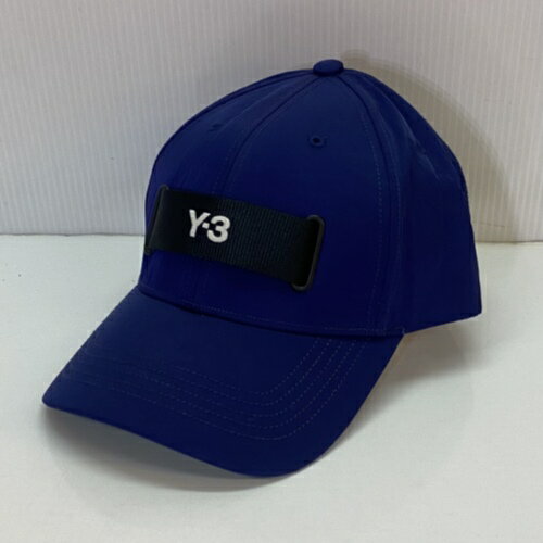 Y-3 ワイスリー IJ3142 キャップ WEBBING CAP ロゴ ナイロン 帽子 メンズ レディース ブルー／帽子【中古】[☆3]