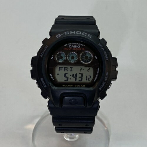 CASIO カシオ G-SHOCK ジーショック GW-6900-1JF 腕時計 デジタル 電波ソーラー メンズ ブラック／時計【中古】[☆3]