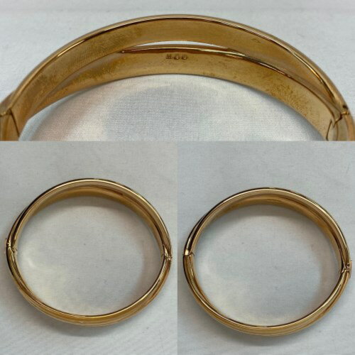 リバティ鑑定倶楽部のSWAROVSKI スワロフスキー ブレスレット バングル ツイスト アクセサリー レディース ゴールド／アクセサリー【中古】[☆3]｜アングル3