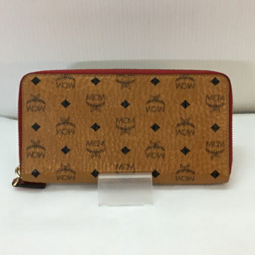 MCM エムシーエム MYL6AVC80CO001 長財布 COLOR VISETOS ZIP AROUND WALLET カラービセトス ラウンドファスナー ブラウン／財布【中古】[☆3]