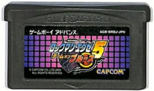 GBA ロックマンエグゼ5 チーム オブ ブルース(箱説なし)(ソフトのみ)【中古】 ☆3