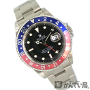 ROLEX【ロレックス】16700 U番 GMT-MASTER GMTマスター メンズ 腕時計 ウォッチ 黒文字盤 赤青ベゼル ペプシ ステンレス デイト 1997年製造【USED-A】【質屋かんてい局名古屋西店】