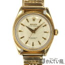 ROLEX【ロレックス】Ref.6567 Cal.1030 アンティーク ウォッチ 自動巻き ケース14K 金無垢 社外ベルト K18 オイスターパーペチュアル 1935年頃製造 メンズ 腕時計 【USED-B】【質屋かんてい局名古屋西店】