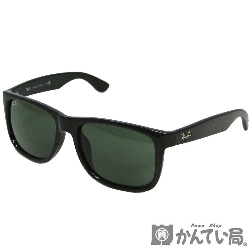Ray・Ban 【レイバン】サングラス SUNGLASSES RB4165-F JUSTIN 601/71 54□17 3N ジャスティン メンズ レディース　グリーン系 ブラック系【USED-AB】【質屋かんてい局名古屋西店】