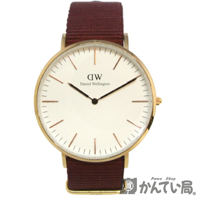 DANIEL WELLINGTON【ダニエルウェリントン】クオーツ式腕時計 クラシック ロゼリン ルビーレッド メンズ　レディース【USED-B】【質屋かんてい局名古屋西店】