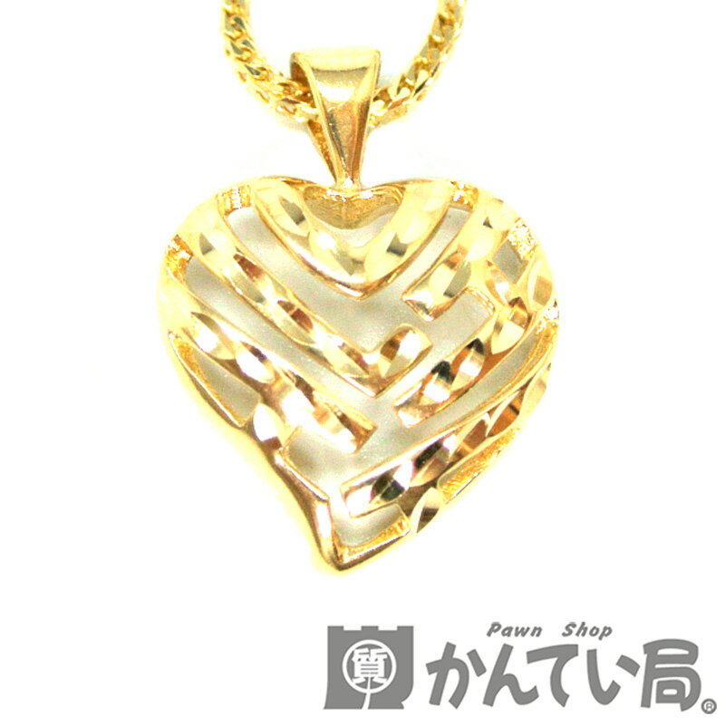 MAUI DIVERS JEWELRY 【マウイ・ダイバーズ・ジュエリー】 アロハ・ハート ペンダント ネックレス チェーン 14K ハワイアン・ジュエリー レディース アクセサリー 【中古】 USED-AB 質屋かんてい局名古屋西店のサムネイル