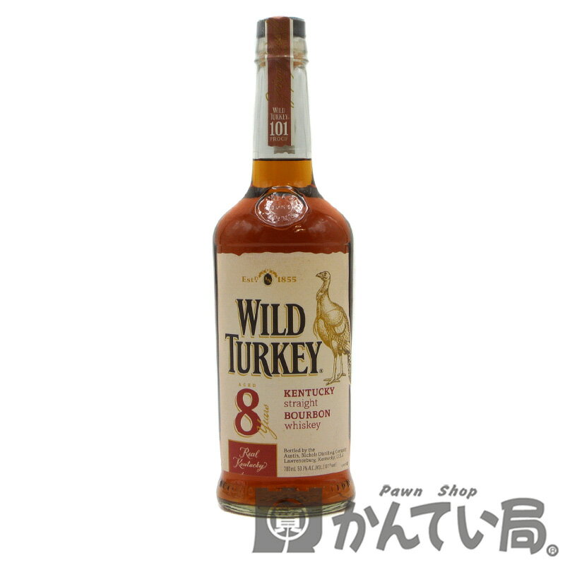 WILD TURKEY 【ワイルドターキー】 ケンタッキー・ストレート・バーボンウイスキー 50.5% 101プルーフ 700ml アメリカ 未開栓 中古【USED-SS】 【質屋かんてい局名古屋西店】