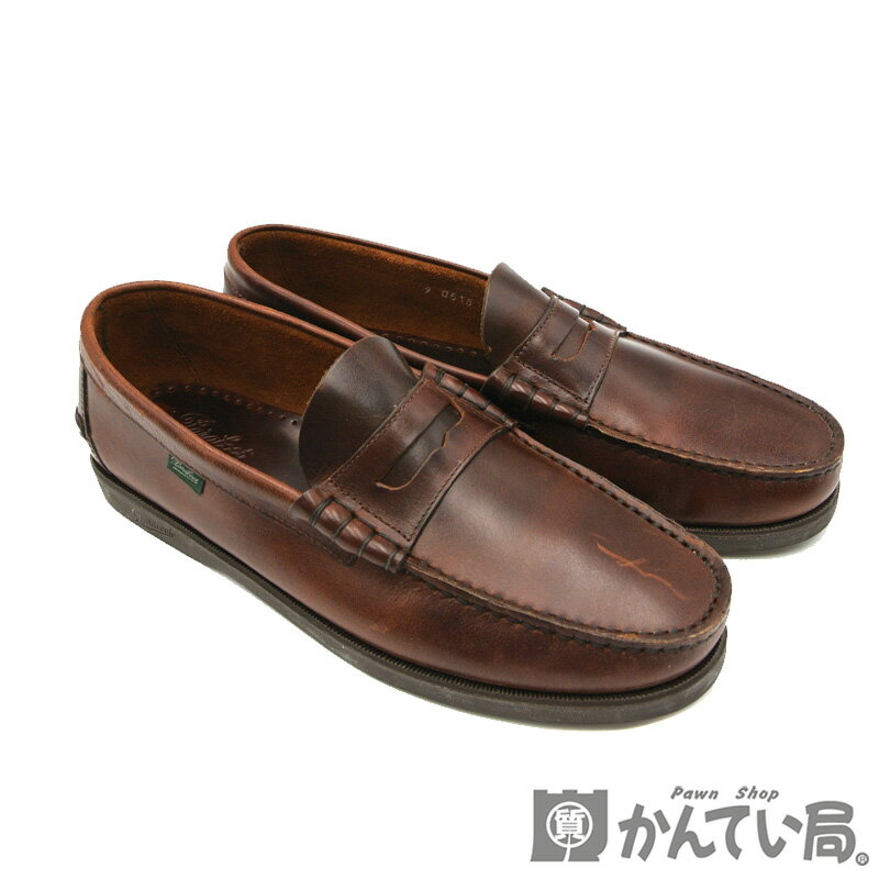 Paraboot【パラブーツ】コインローファー コロー CORAUX AMERICA 靴 表記サイズ：9 日本サイズ：約27.5cm メンズ【中古】USED-AB【質屋かんてい局名古屋西店】