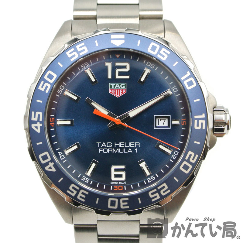 TAG-HEUER【タグホイヤー】フォーミュラ1 WAZ1010.BA0842 クオーツ 腕時計 ブルー ステンレススチール メンズウォッチ【中古】USED-B【質屋かんてい局名古屋西店】