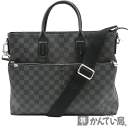 LOUIS VUITTON【ルイ・ヴィトン】N41564 ダミエ グラフィット ブリーフケース セブンデイズ ア ウィーク 7DW ビジネスバッグ 2WAY ショルダー付 鞄 【中古】USED-B【かんてい局名古屋西店】