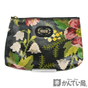 FEILER【フェイラー】ポーチ 小物入れ 化粧ポーチ マルチポーチ コスメ ブラック 黒 【中古】【USEDーB】