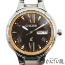 CITIZEN【シチズン】 クロスシー xC レディース E001-T020330 エコ・ドライブ アナログ ステンレス デイデイト ソーラー 腕時計【中古】