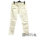 BALMAIN【バルマン】デニムパンツ 白 ホワイト ダメージ加工 ズボン 表記サイズ:36 ボトムス メンズ【中古】USED-AB【質屋かんてい局名古屋西店】(4)