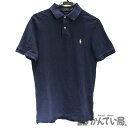 PORO RALPH LAUREN【ポロ ラルフローレン】×Ron Herman【ロンハーマン】ポロシャツ 半袖 ネイビー系 XSサイズ メンズ【中古】USED-B