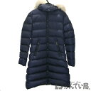 MONCLER【モンクレール】ABELLEGIUBBOTTO ダウンコート フード付き ネイビー系 表記サイズ:12 アウター キッズ レディース【中古】USE...
