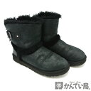 UGG australia【アグ オーストラリア】エアハート ムートンブーツ ブラック 日本サイズ:25cm【中古】USED-B