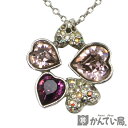 SWAROVSKI【スワロフスキー】ネックレス フラワーモチーフ ハート ラインストーン アクセサリー レディース 【中古】USED-B(4)