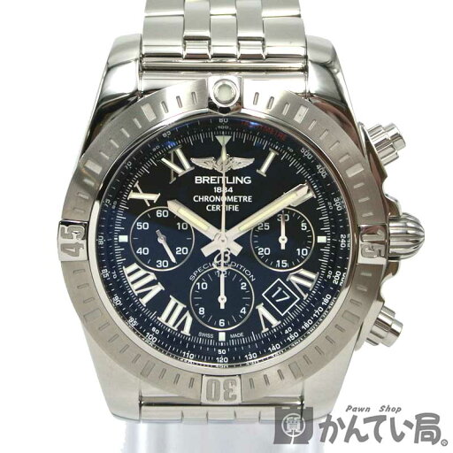 BREITLING【ブライトリング】クロノマット JSP AB0115 日本限定 自動巻き クロノグラフ ブラック文字盤 腕時計 メンズ ウォッチ【中古】USED-A BREITLING【ブライトリング】クロノマット JSP AB0115 日本限定 自動巻き クロノグラフ ブラック文字盤 腕時計 メンズ ウォッチ【中古】USED-A