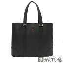 GUCCI【グッチ】トートバッグ ブラック レザー 肩掛け ハンドバッグ メンズ 495529【中古】USED-A