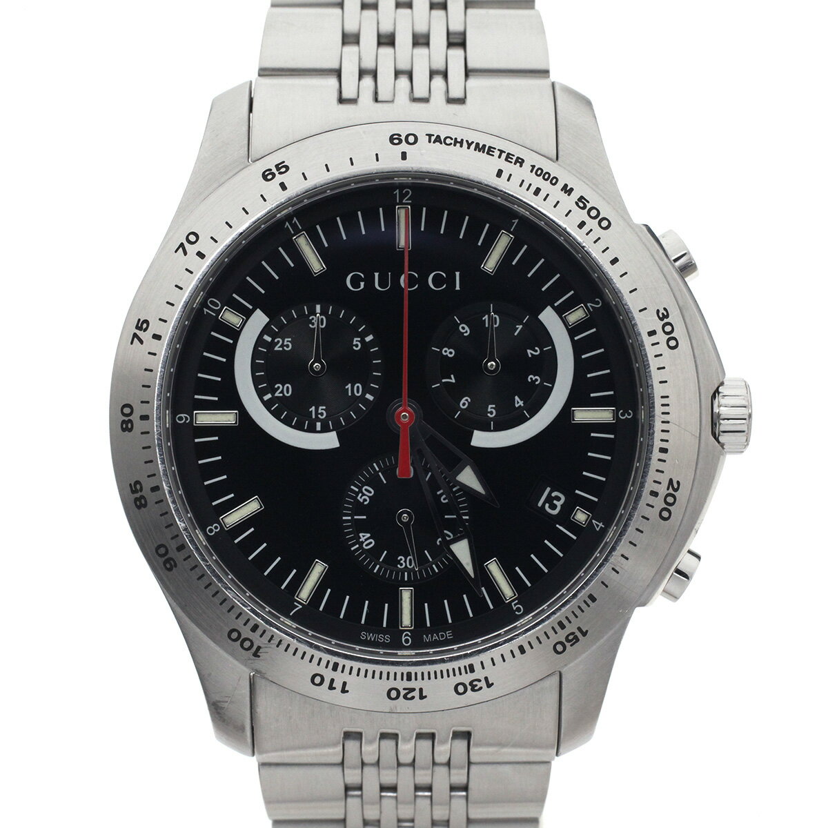 グッチ Gタイムレス クロノグラフ YA126254 / 126.2 SS 【中古】【送料無料】 メンズ GUCCI 061203AAXMKZHW-16834