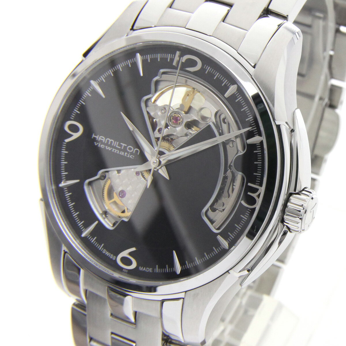 ハミルトン ジャズマスター オープンハート オート H32565135 / H325651 SS 【中古】【送料無料】 メンズ HAMILTON 070729AAXGYKG-17580