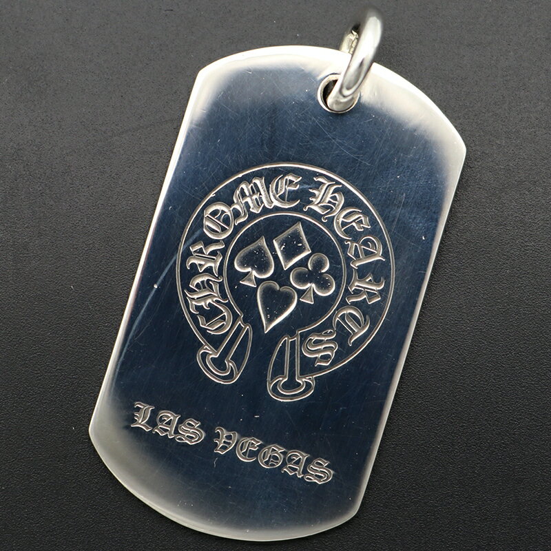 クロムハーツ【CHROMEHEARTS】【ラージ】【ラスベガス限定】 ドッグタグ / ペンダント / トランプ/ホー..
