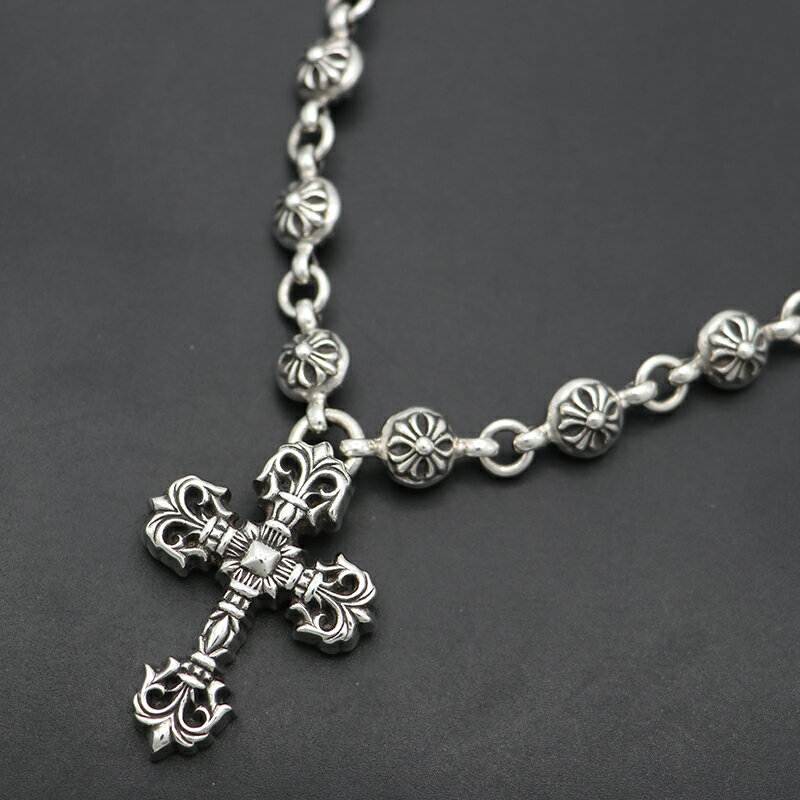 クロムハーツ【CHROMEHEARTS】フィリグリークロス XS / クロスボール ネックレス ＃1 / 連結 / 20インチ / 119.5g【中古】133543/133544
