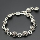 クロムハーツ【CHROMEHEARTS】【保証書付】【#2】クロスボールブレスレット/66.2g【中古】12587