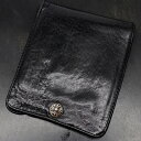 クロムハーツ【CHROMEHEARTS】1スナップウォレット/クロスボタン/二つ折り財布【中古】112989