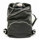 クロムハーツ【CHROMEHEARTS】BONZO/バックフレアニークラスプレザーリュック/リュックサック/バックパック【中古】13535