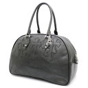 クロムハーツ【CHROMEHEARTS】【ミディアム】【現行型】ジムバッグ/セメタリークロスパッチ/ヘビーレザー【中古】13864