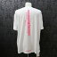 クロムハーツ【CHROMEHEARTS】【未使用品】バックロゴプリントTシャツ/ホワイト/XLサイズ【中古】9-3564