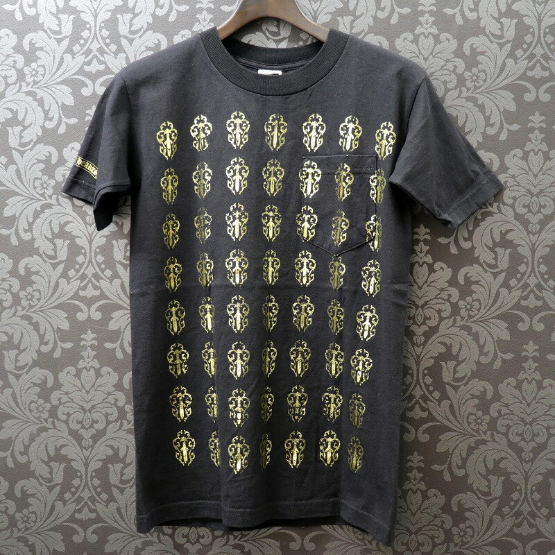 クロムハーツ【CHROMEHEARTS】ダガープリント/Tシャツ/BSフレア/ブラック/Sサイズ【中古】11298