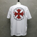 クロムハーツ【CHROMEHEARTS】CHプラスプリント/クロスプリント/Tシャツ/ホワイト/XLサイズ【中古】122145