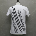 クロムハーツ【CHROMEHEARTS】3RSクロスプリント/ポケットTシャツ/ホワイト/Mサイズ【中古】131379