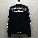 クロムハーツ【CHROMEHEARTS】【東京】ロゴプリント/ロンT/ロングスリーブTシャツ/ブラック/Mサイズ【中古】131611