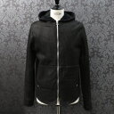 クロムハーツ【CHROMEHEARTS】【ムートン】アウトサイダー/ムートンパーカー/フードブルゾン/ダガージップ/Mサイズ【中古】20-889