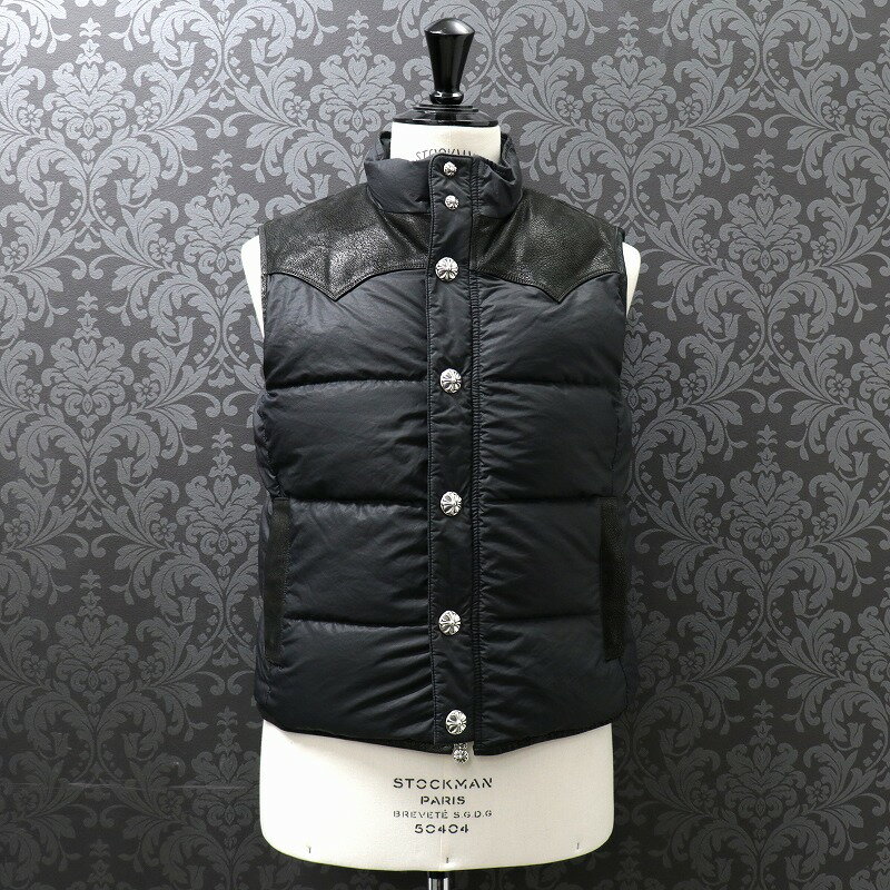 クロムハーツ【CHROMEHEARTS】【保証書付】パフィーウエスタン/ダウンベスト/Sサイズ【中古】13550